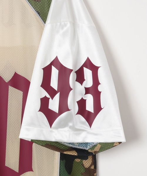 HOODHOOD（フッドフッド）の「【UNISEX】HOODHOOD／CAMOメッシュT（Tシャツ/カットソー・レディース・カーキ/ホワイト/ブラック・LARGE/MEDIUM）」の18枚目の写真