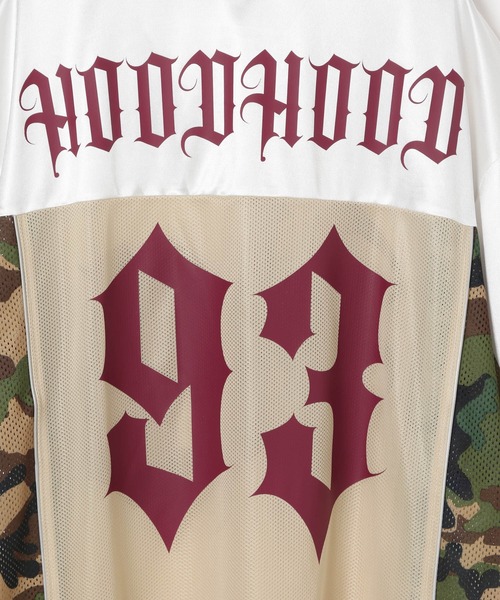 セール】【UNISEX】HOODHOOD／CAMOメッシュT（Tシャツ