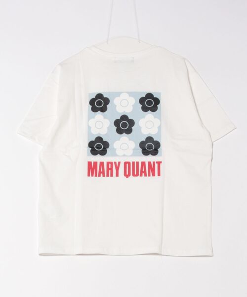 ★おすすめ【MARY QUANT】バックプリント Tシャツ MARY QUANT tシャツ マリークワント mary quant バックプリント
