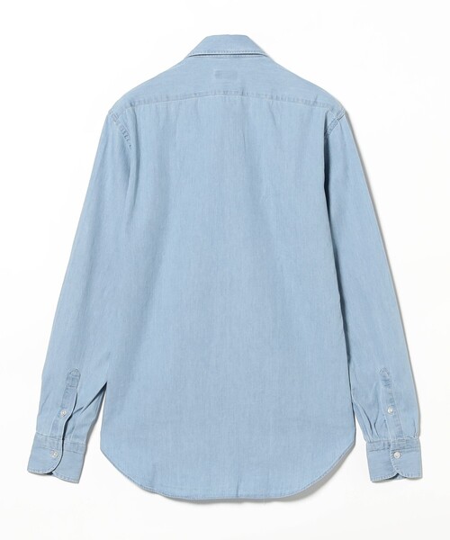 BRILLA per il gusto（ブリッラペルイルグースト）の「【別注】G.PICONE / デニム ワイドカラーシャツ（シャツ/ブラウス・メンズ・インディゴブルー/ライトブルー・39/37/38/40/41/42）」の5枚目の写真