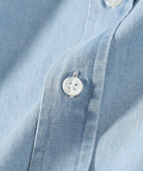 BRILLA per il gusto（ブリッラペルイルグースト）の「【別注】G.PICONE / デニム ワイドカラーシャツ（シャツ/ブラウス・メンズ・インディゴブルー/ライトブルー・39/37/38/40/41/42）」の7枚目の写真