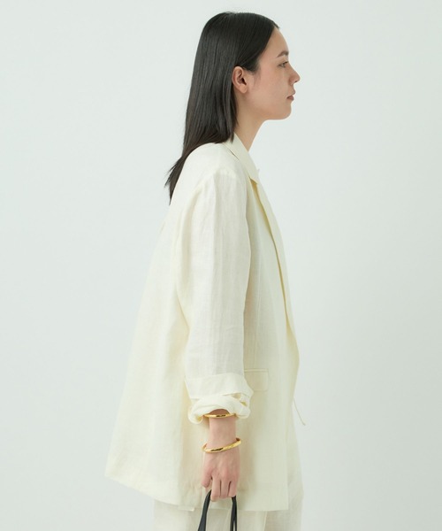 Chaos（カオス）の「Chaos(カオス)/アガサチャンパカジャケット　【セットアップ可】（テーラードジャケット・レディース・ホワイト/オリーブ/ブラック・FREE）」の12枚目の写真