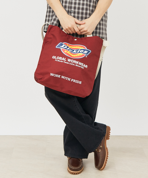 Dickies(ディッキーズ)の「【DICKIES/ディッキーズ】LOGO PRINT 2WAY SHOULDER BAG 80976300// 2wayショルダーパック/ロゴ/サブバッグ【WEB限定】(ショルダーバッグ・メンズ・ワイン/ブラック/グリーン/ネイビー・フリー)」の18枚目の写真