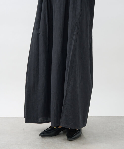 un dix cors（アンディコール）の「《一枚で華やか》袖フレアギャザーワンピース（ワンピース・レディース・ブラウン/ブラック・FREE）」の17枚目の写真