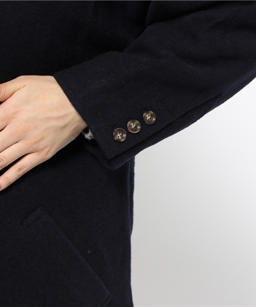 CIAOPANIC TYPY(チャオパニックティピー)の「ウールモッサチェスターコート(チェスターコート・レディース・キャメル/ネイビー・MEDIUM/SMALL)」の5枚目の写真