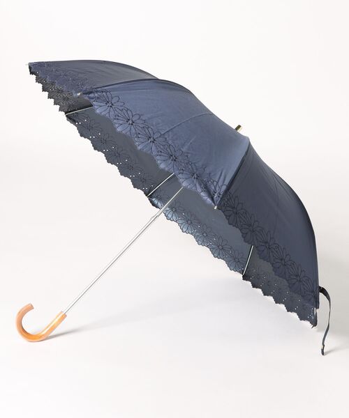 美品☆Zhor&Nema ネイビー 大粒ビジュー付きポンチョ ビーズ 高級感 セール】カシュネ cachenez / PUフラワーボーラー刺繍トップレス