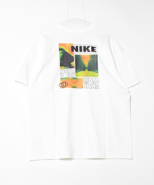 NIKE（ナイキ）の「ナイキ NIKE ナイキ NSW PREM エッセンシャル OPP1 S/S Tシャツ（Tシャツ/カットソー・メンズ・ホワイト×パープル/ホワイト×ブラック/チャコールグレー・S/M/L/LL/3L）」の4枚目の写真