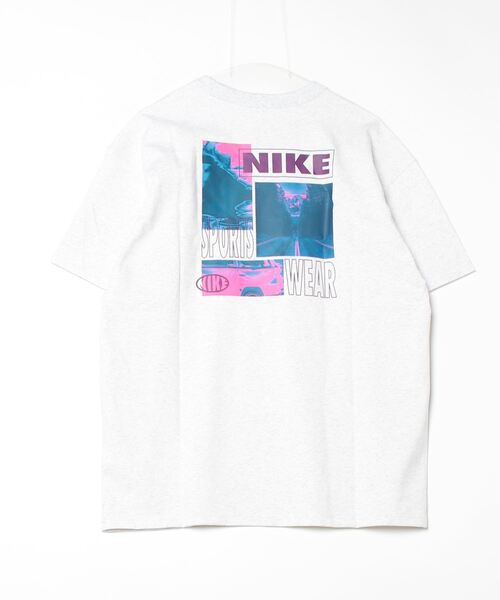 NIKE（ナイキ）の「ナイキ NIKE ナイキ NSW PREM エッセンシャル OPP1 S/S Tシャツ（Tシャツ/カットソー・メンズ・ホワイト×パープル/ホワイト×ブラック/チャコールグレー・S/M/L/LL/3L）」の5枚目の写真