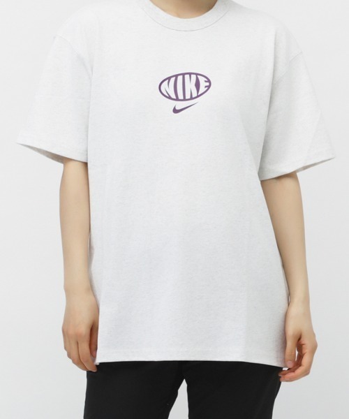NIKE（ナイキ）の「ナイキ NIKE ナイキ NSW PREM エッセンシャル OPP1 S/S Tシャツ（Tシャツ/カットソー・メンズ・ホワイト×パープル/ホワイト×ブラック/チャコールグレー・S/M/L/LL/3L）」の3枚目の写真
