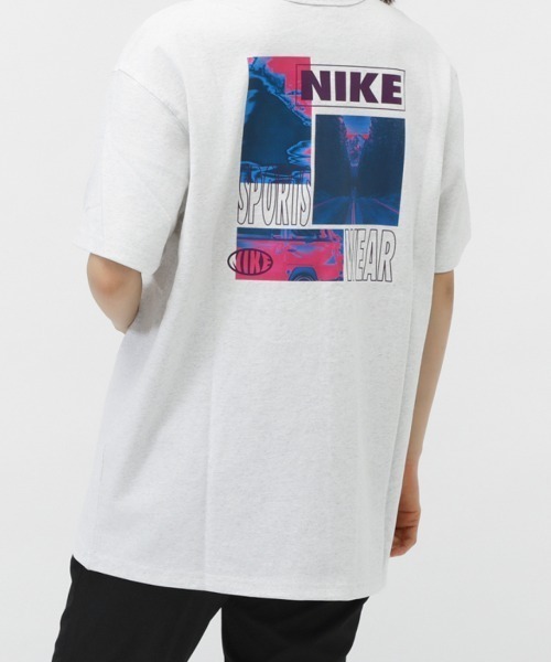 NIKE（ナイキ）の「ナイキ NIKE ナイキ NSW PREM エッセンシャル OPP1 S/S Tシャツ（Tシャツ/カットソー・メンズ・ホワイト×パープル/ホワイト×ブラック/チャコールグレー・S/M/L/LL/3L）」の12枚目の写真