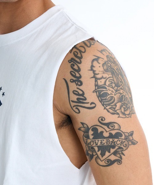 ELEMENT（エレメント）の「ELEMENT メンズ LION NO SLEEVE タンクトップ 【2025年夏モデル】/エレメントノースリーブマッスルタンク（タンクトップ・メンズ・ホワイト/ブラック/ブラック系その他・LARGE/MEDIUM/X-LARGE）」の6枚目の写真