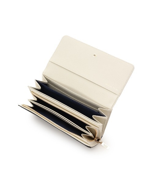 Samantha Thavasa（サマンサタバサ）の「[Newカラー]Pomme d'espoir ポムディスポワール バイカラー長財布（財布・レディース・グレイッシュベージュ/ピンクベージュ/ブラック/ライトブルー・FREE）」の9枚目の写真