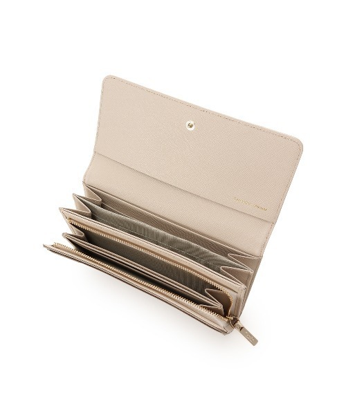 Samantha Thavasa（サマンサタバサ）の「[Newカラー]Pomme d'espoir ポムディスポワール バイカラー長財布（財布・レディース・グレイッシュベージュ/ピンクベージュ/ブラック/ライトブルー・FREE）」の21枚目の写真