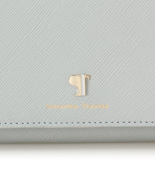 Samantha Thavasa（サマンサタバサ）の「[Newカラー]Pomme d'espoir ポムディスポワール バイカラー長財布（財布・レディース・グレイッシュベージュ/ピンクベージュ/ブラック/ライトブルー・FREE）」の5枚目の写真