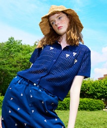 LOB（ロブ）の「ロブスター刺繍半袖ニット（ニット/セーター）」