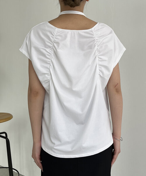 CAPRICIEUX LE'MAGE｜【待望の再入荷!】ギャザーフレンチTシャツ