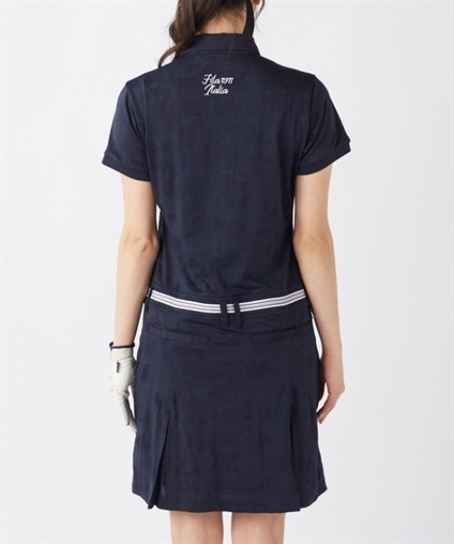 セール】FILA GOLF メッシュジャガードカモフラ柄ワンピース