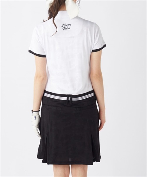 セール】FILA GOLF メッシュジャガードカモフラ柄ワンピース
