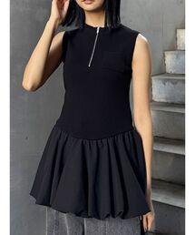 MURUA（ムルーア）の「ピンストライプバルーントップス（チュニック）」