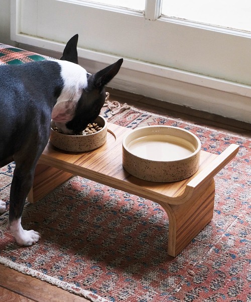 DULTON（ダルトン）の「SPLATTER CERAMIC DOG BOWL M/ドッグボウル