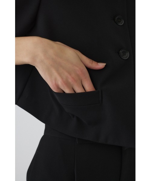 RIM.ARK Collarless padded JK BLK 36サイズ RIM.ARK | Collarless padded JK (JACKETS ) |RIM.ARK ONLINE STORE