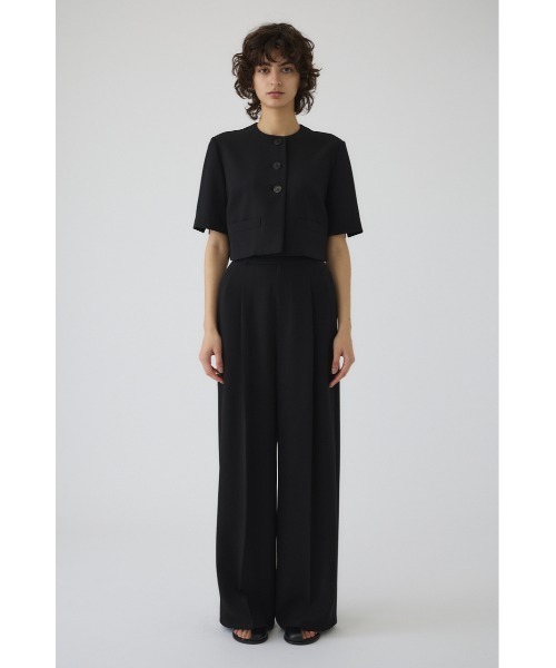 【美品】FRAMEWORK ダブルフェイス ロングピーコートブラック38 美品】FRAMEWORK ダブルフェイス ロングピーコートブラック38