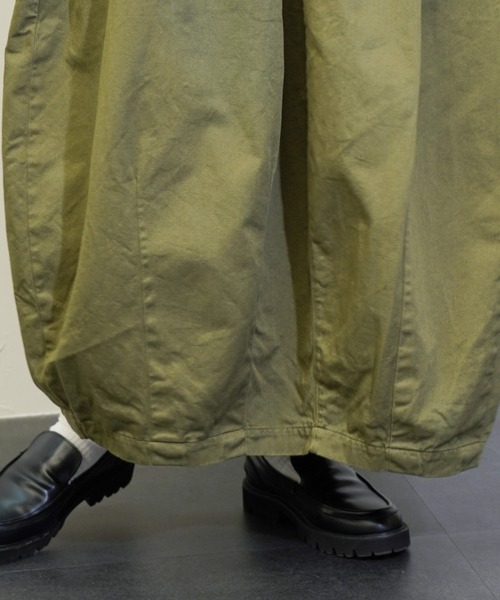 HARVESTY(ハーベスティ)の「HARVESTY / ハーベスティー CIRCUS SKIRT CHINO CLOTH (A22503) サーカススカート チノクロス(スカート・レディース・アイボリー/カーキ/オリーブ/ブラック・0/2/1)」の9枚目の写真