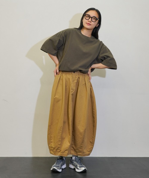 HARVESTY(ハーベスティ)の「HARVESTY / ハーベスティー CIRCUS SKIRT CHINO CLOTH (A22503) サーカススカート チノクロス(スカート・レディース・アイボリー/カーキ/オリーブ/ブラック・0/2/1)」の17枚目の写真