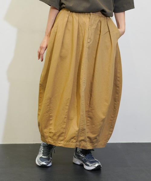 HARVESTY(ハーベスティ)の「HARVESTY / ハーベスティー CIRCUS SKIRT CHINO CLOTH (A22503) サーカススカート チノクロス(スカート・レディース・アイボリー/カーキ/オリーブ/ブラック・0/2/1)」の14枚目の写真