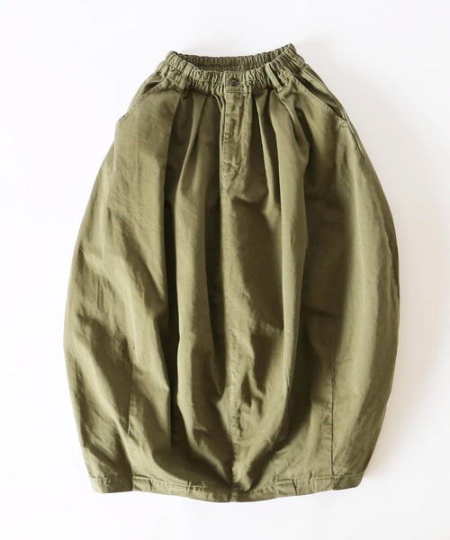HARVESTY(ハーベスティ)の「HARVESTY / ハーベスティー CIRCUS SKIRT CHINO CLOTH (A22503) サーカススカート チノクロス(スカート・レディース・アイボリー/カーキ/オリーブ/ブラック・0/2/1)」の10枚目の写真