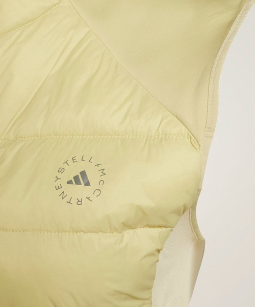 アディダスステラマッカートニー　ベスト アディダス ステラマッカートニー バーガンディ 中わたジレ ADIDAS