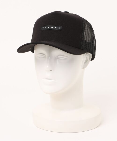 STAMPD（スタンプド）の「【STAMPD / スタンプド】STRIKE LOGO LABEL TRUCKER / ブラック [SLA-U4034HT]（キャップ・メンズ・ブラック・OS）」の6枚目の写真