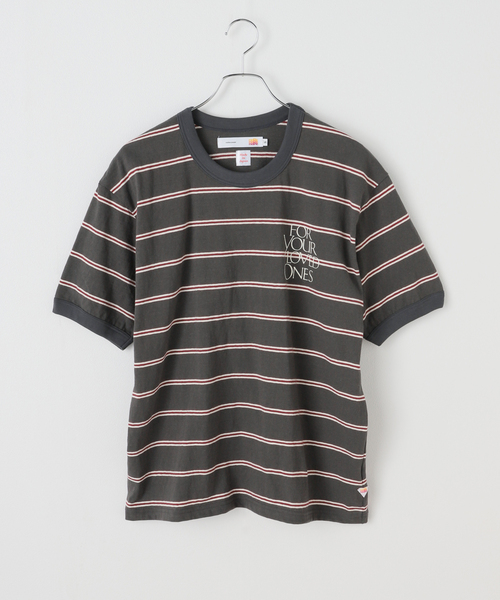 melple（メイプル）の「melple / メイプル Seaview Ringer S/S（Tシャツ/カットソー・レディース・ブラック/エメラルドブルー・SMALL）」の2枚目の写真