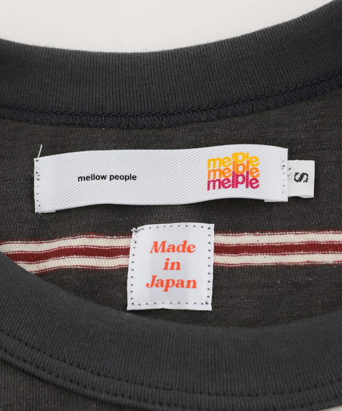 melple（メイプル）の「melple / メイプル Seaview Ringer S/S（Tシャツ/カットソー・レディース・ブラック/エメラルドブルー・SMALL）」の6枚目の写真