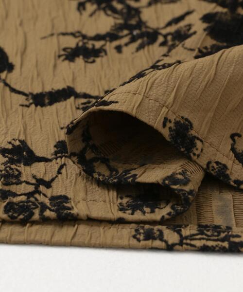 ITEMS URBANRESEARCH（アイテムズ アーバンリサーチ）の「フロッキープリントイージーパンツ（その他パンツ・レディース・ブラウン/ベージュ/ネイビー・FREE）」の14枚目の写真