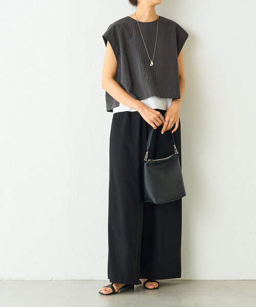 新品タグあり　BEARDSLEY ショートベスト 黒 ショートベスト（インナーセット）（ベスト）｜BEARDSLEY