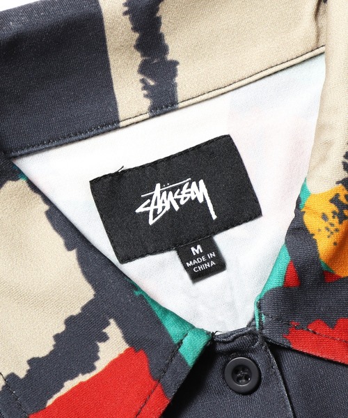 セール】STUSSY/ステューシー Block Print Button Down (Wmns