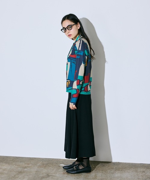 STUSSY(ステューシー)の「STUSSY/ステューシー Block Print Button Down (Wmns) 長袖シャツ 総柄(シャツ/ブラウス・レディース・マルチ・S)」の9枚目の写真