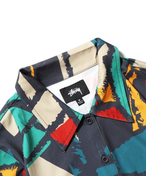 セール】STUSSY/ステューシー Block Print Button Down (Wmns