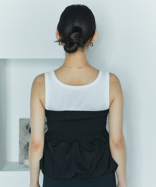 LIENCOEUR（リアンクール）の「バルーンビスチェ（チューブトップ・レディース・アイボリー/ブラック・FREE）」の13枚目の写真