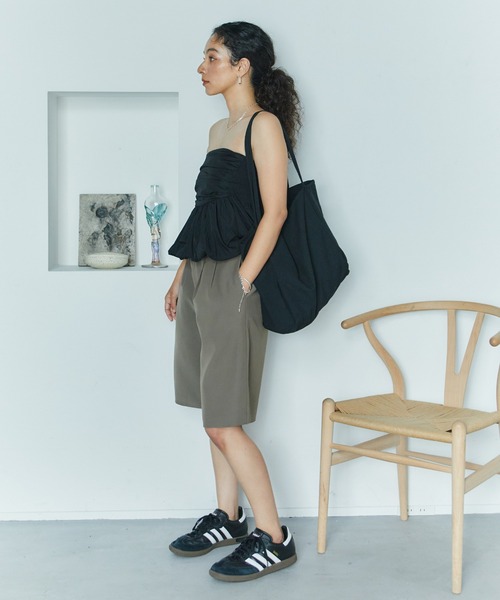 LIENCOEUR（リアンクール）の「バルーンビスチェ（チューブトップ・レディース・アイボリー/ブラック・FREE）」の7枚目の写真