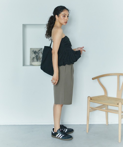 LIENCOEUR（リアンクール）の「バルーンビスチェ（チューブトップ・レディース・アイボリー/ブラック・FREE）」の8枚目の写真