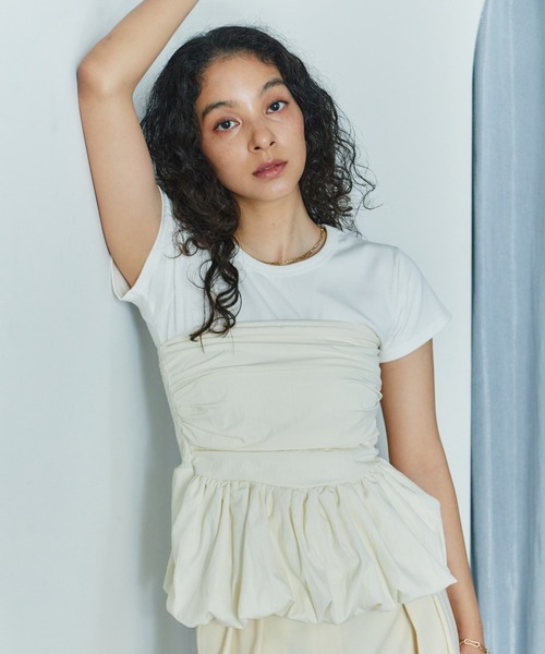 全ての searoomlynn Layered Balloon ショートビスチェ トップス