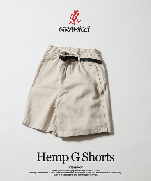 Gramicci(グラミチ)の「GRAMICCI / グラミチ ヘンプ Gショーツ G5SM-P067(その他パンツ・メンズ・ブラック/カーキ/ホワイト・LARGE/MEDIUM)」の2枚目の写真