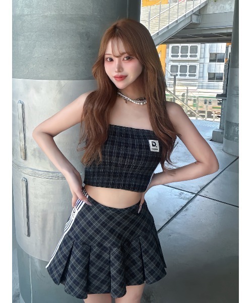 リメイクライクチェックミニスカート（スカート）｜Darich（ダーリッチ