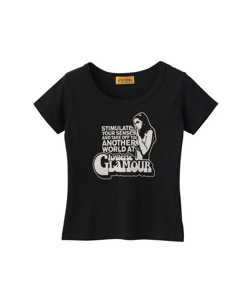 SMOKING GIRL チビTシャツ（Tシャツ/カットソー）｜HYSTERIC