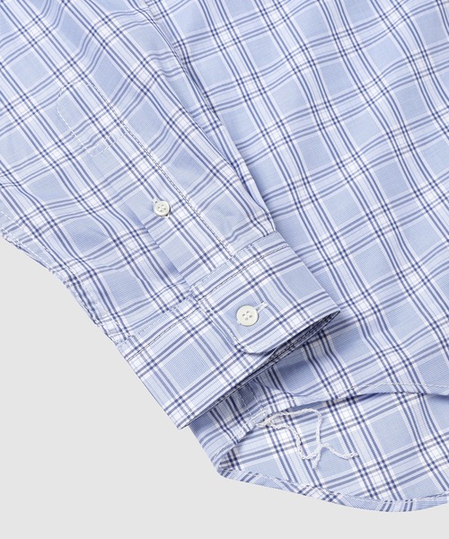 COMME des GARCONS HOMME(コム デ ギャルソン・オム)の「COTTON STRIPE × CHECK MIX SHIRT(シャツ/ブラウス・メンズ・ブルー系その他・L/M/S/XS)」の4枚目の写真
