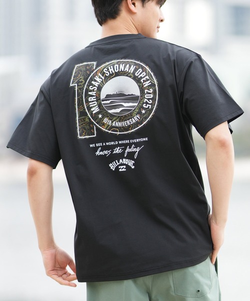 BILLABONG（ビラボン）の「【限定】BILLABONG/ビラボン SHONAN OPEN SURFFLEX UVケアラッシュガード 半袖Tシャツ BF01A-U08（ラッシュガード・メンズ・ホワイト/キナリ/ブラック・XL/L/M/S）」の3枚目の写真