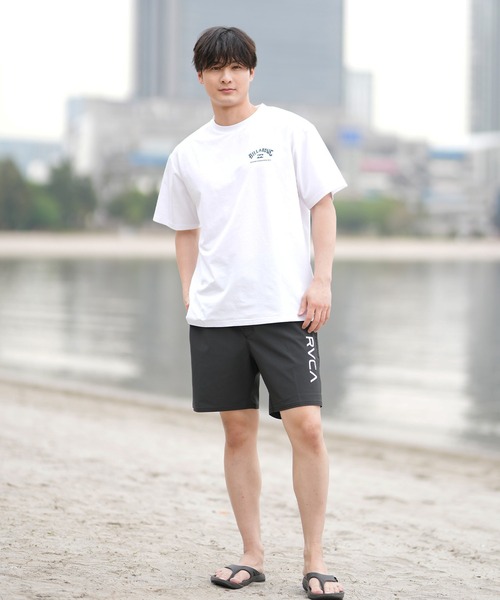 BILLABONG（ビラボン）の「【限定】BILLABONG/ビラボン SHONAN OPEN SURFFLEX UVケアラッシュガード 半袖Tシャツ BF01A-U08（ラッシュガード・メンズ・ホワイト/キナリ/ブラック・XL/L/M/S）」の7枚目の写真