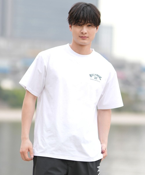 BILLABONG（ビラボン）の「【限定】BILLABONG/ビラボン SHONAN OPEN SURFFLEX UVケアラッシュガード 半袖Tシャツ BF01A-U08（ラッシュガード・メンズ・ホワイト/キナリ/ブラック・XL/L/M/S）」の4枚目の写真